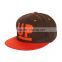 BSH030C 6 panel baseball cap embroidery letter logo Sport hat for snapback
