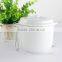 China suppliers wholesale soup tureen, white ceramic stew pot with lid