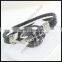 High quality Men Skull leather bracelet