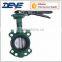 GGG40 Centerline Wafer Butterfly Valve with Gear and Handle Wheel Hydraulic