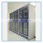 2015 hot selling glass hinged door pharmacy storage cabinet