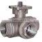 Female Tee Ball Valve,Stainless steel 3 way ball valve,tee ball valve