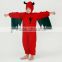 devil cosplay costumes halloween party kids red devil costumes