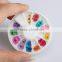 36pcs 12 Color Dried Dry Flower Nail Decoration Acrylic Powder Manicure Tips