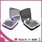 Portable travelling lighted mirror with power bank for daily use / rechargeable power bank lighted mirror for smartphones