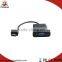 Hot Sales HD-MI Male To Vga Female Converter Adapter With Audio Cable
