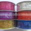 Hot selling Wire edge christmas decorative ribbon