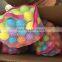 100pcs Wholesale Ocean Plastic Soft Play Balls With Mesh Bag For Kids
