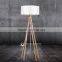 2015 Solidwood natural wooden floor standing lightings/lamps for home decoration