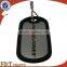 design double sided engraved cheap military dog tag engraver with silicone