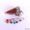 Red Jasper Pendulum With Chakra Chain | Orgonite Reiki Products