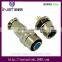 INST XS 8pin metal srcew waterproof airplug connector
