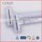 XCERA white straight shaving razor plastic double edge blades safety razor