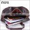 expandable brown italian leather weekender duffle travel bag