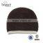 Custom Organic Bamboo Knitted Beanie Hat With Flat Embroidery