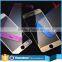 hot new products 2016 For Iphone 6 6s Aluminium Alloy color Tempered Glass Screen Protector