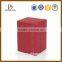 Factory price empty storage leather beauty cosmetic boxes for lady