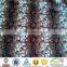 White Black and Brown Color Printed Velboa Fabric