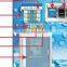 Multifunction Coin IC Card Cash Operate R404a Refrigerant Full Automatic Outdoor Ice Vending Machine For Sale