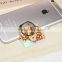 Samco Holographic Blue Light Cute Kitty 360 Degree Rotation Mobile Phone Grip Ring Holder for Smartphones