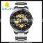 WJ-5402-2 2016 newest hot waterproof stainless steel strap automatic mechanical men watches