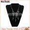 New arrival wholesale women costume jewelry ethnic feather tassel necklace