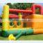 HOT SALE castle amusement with trampoline and slide