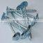 galvanized umbrella roofing nails with twisted shank and diamond cut