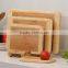 Bamboo chopping board cutting board set with holder