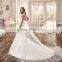 VDN49 Sweetheart Neckline Bridal Wedding Party Gown 2016 Full Length Long Train Mermaid Appliqued Lace Wedding Dresses Crystals