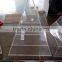 clear plexiglass pyramid box