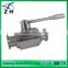 Stainless Steel clamped ball valve