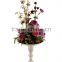 2015 beautiful flower arrangement in high quality flower pot