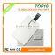Private customized logo bulk plastic business card usb 8GB