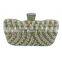 New arrival design cystal beaded evening bags for ladies acrylic clutch bag