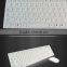 2.4g USB wireless keyboard mouse combo with white color for computer/laptop