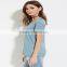 Women's 95% cotton 5 spandex fabric t shirt wholesale cheap shirt