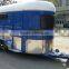 deluxe straight load horse floats with horse fence/yard
