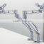 high quality reasonable price flexible gas spring lcd monitor Dual arm / bracket
