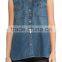 new designer sleeveless denim women vest JXF032