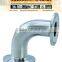 AISI 304/ 316L Stainless Steel Sanitary Tube Fitting Clamped Elbow Manufacturer