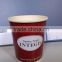8 oz customized logo printedeco-friendly double wall single pe coated paper cup for high end market with top quality