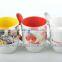 sublimation ceramic mug with spoon