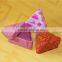 Full Printed Solid Triangle Shape Paper Gift Box