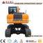 agriculture project 4wd 8ton wheel crawler excavator excavator bucket