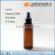 100ml Boston Round Amber Plastic Sprayer Bottle for Olive Oil