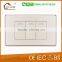Plastic (PC) american 10A 3Gang 1Way Wall Switch (Electrical switch)