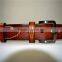 brown Unisex fashion cow hide genuine leather thread pattern belt
