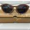 Mr.Wood Nature Newest Design Zerba Wood Frame Colorful Temples Fashion Wooden Sunglasses