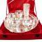 IndianArtVilla Silver Plated 7 Piece Dinner Set Thali Set, gift Packing Box - Dinerware Restaurant Hotel Home Gift item